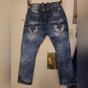 Mens rock revival jeans